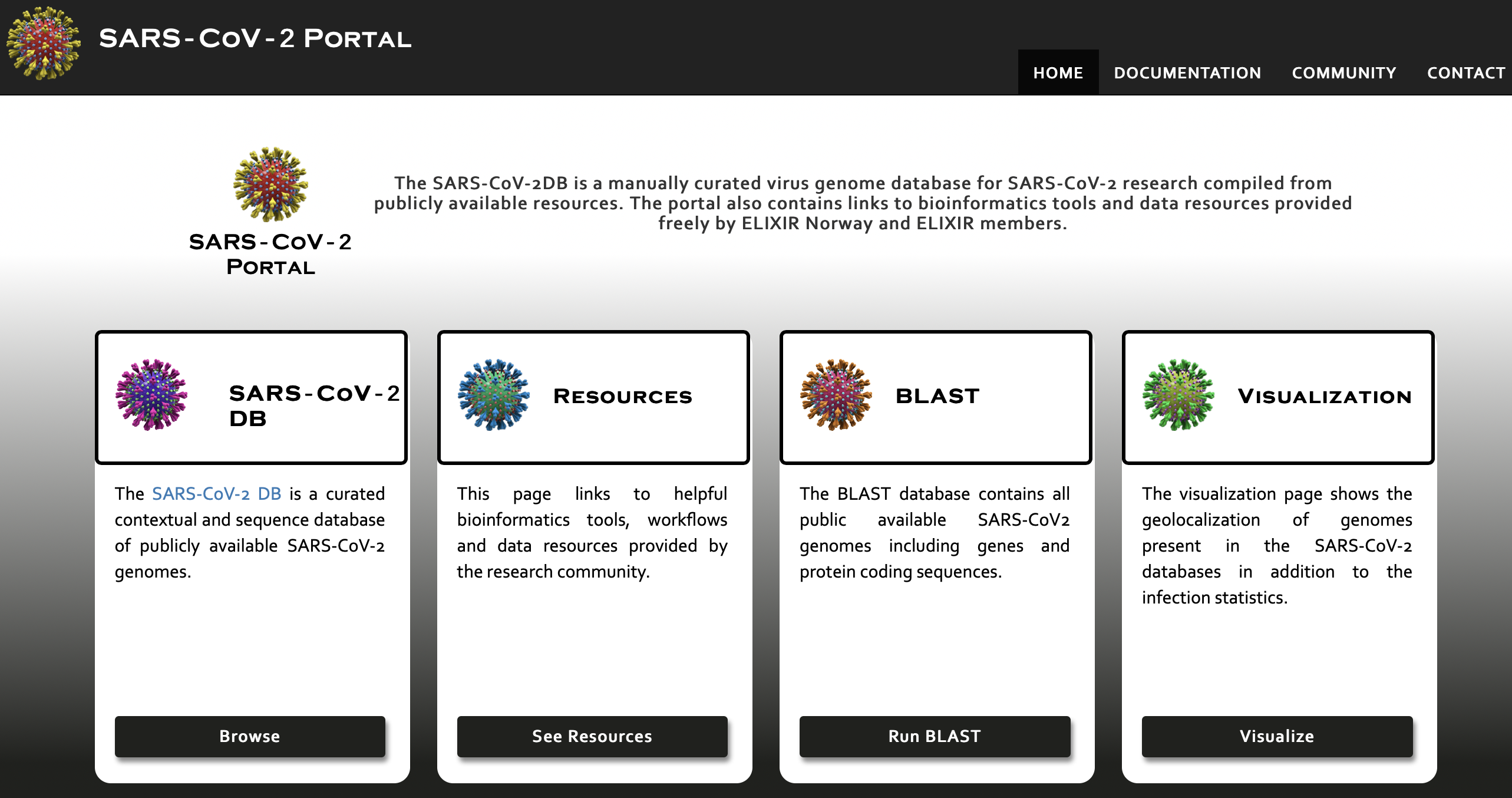 Our SARS-COV-2 database and portal have been launched!